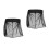 2Pcs Portable Black Polyester Glider Mesh Net for Outdoor Swing Chairs 6