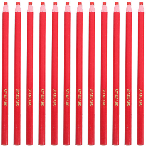24Pcs Red Tailor Wax Crayons for Precise Fabric Marking Sewing Notions 1
