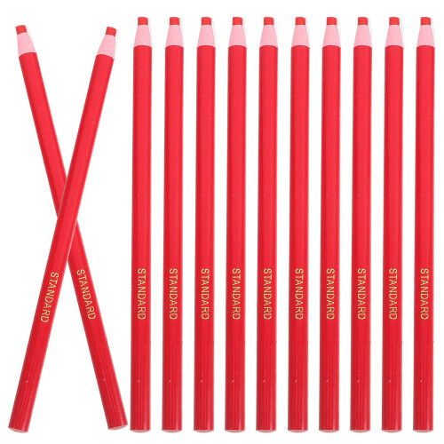 24Pcs Red Tailor Wax Crayons for Precise Fabric Marking Sewing Notions 2
