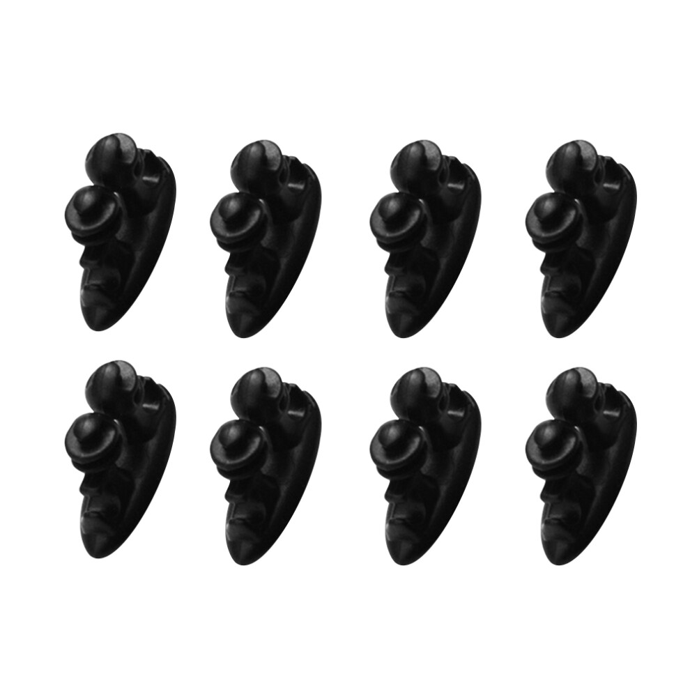 16Pcs Adjustable Cord Cable Organizer Self Adhesive Clips Black 3322160132160