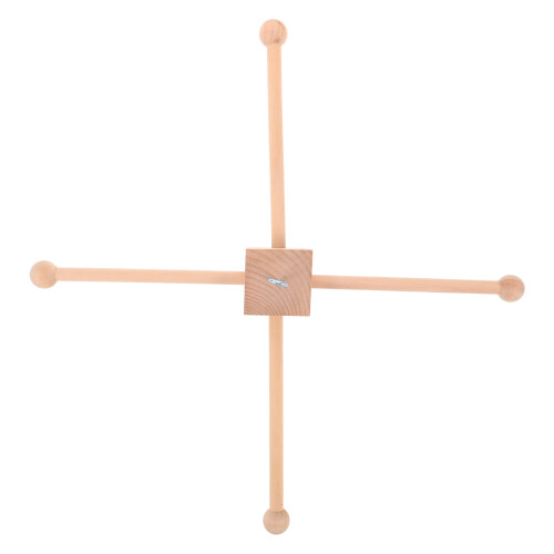 1Ensemble Support Mobile Bois Naturel Pour Décoration Chambre Bébé DIY