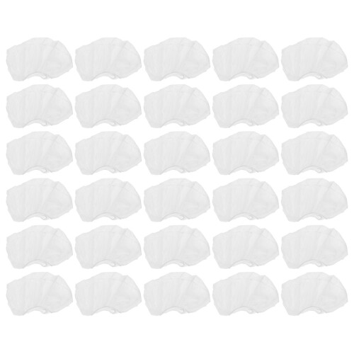 150Pièces Housses Têtière Massage Jetables Non-Tissées Blanches 1