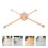 1Ensemble Support Mobile Bois Naturel Pour Décoration Chambre Bébé DIY 10