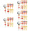 60Pcs Durable Plastic Golf Tees Assorted Colors Golf Accessories 10
