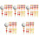 60Pcs Durable Plastic Golf Tees Assorted Colors Golf Accessories 3