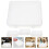 8Pcs Clear Storage Boxes with Lids Small Plastic Organizing Bins 11