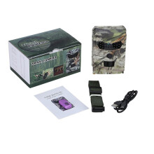 caméra de chasse 1080p 26 led ir vision nocturne ip56 0,8 s extérieur