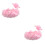 2Pièces Jupe Bébé Tutu Rose Fluffy Bandeau Élastique Satin 6