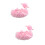 2Pièces Jupe Bébé Tutu Rose Fluffy Bandeau Élastique Satin 7