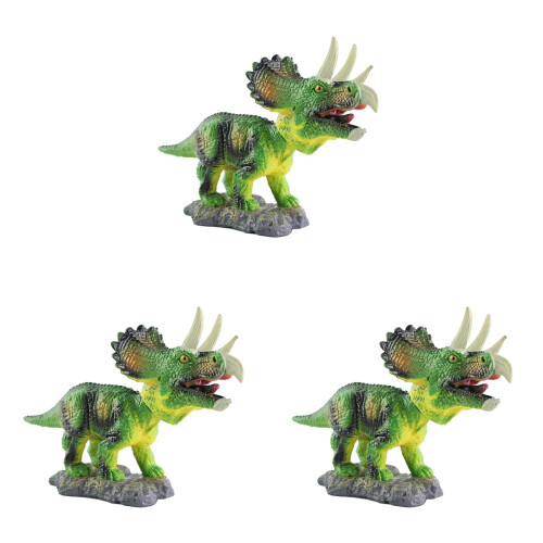 3St Groene Shake Head Dinosaur Models Voor En Speelgoed 1