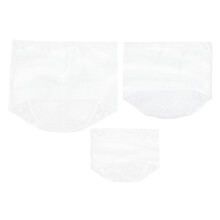 15Pcs White Drawstring Laundry Bags for Clothing and Machine Wash