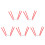 5Pcs Red Foldable Stainless Steel Cooling Rack Stand for Chiffon Cakes 6
