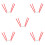 5Pcs Red Foldable Stainless Steel Cooling Rack Stand for Chiffon Cakes 5