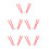 5Pcs Red Foldable Stainless Steel Cooling Rack Stand for Chiffon Cakes 4