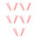5Pcs Red Foldable Stainless Steel Cooling Rack Stand for Chiffon Cakes 10