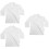 3Pcs Kids Lab Coat Scientist Costume Washable Comfortable White 9