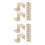 20Pcs Durable Plastic Bed Frame Brackets Baby Bed Rail Supply for Home 9