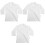 3Pcs Kids Lab Coat Scientist Costume Washable Comfortable White 5