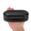 3Pcs Double Use Glasses Box Black PU Eyeglass Case Hard Shell 6