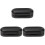 3Pcs Double Use Glasses Box Black PU Eyeglass Case Hard Shell 11