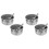 4Pcs Practical Silver Automatic Pig Water Bowl Wear-Resistant 4