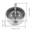 4Pcs Practical Silver Automatic Pig Water Bowl Wear-Resistant 10