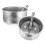 4Pcs Practical Silver Automatic Pig Water Bowl Wear-Resistant 2
