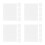20Pcs Plastic Mesh Canvas Sheets White Pe Material for Embroidery DIY 9