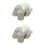 200Pcs Silver Paper Mini Cupcake Liners Chocolate Wrappers for Wedding 7