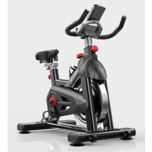 Exercise Bike Indoor Cycling Fitness Bike Home Gym Cardio Trainer LCD Monitor Adjustable Seat Black