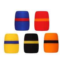 5Pcs Microphone Windscreen Foam Covers Noise Reduction Universal Fit for Studio Recording
