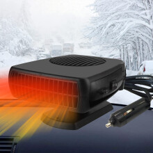 12V Portable Car Heater and Cooler, 2 in 1 Fast Heating Defroster with 360 Rotation for Windshield