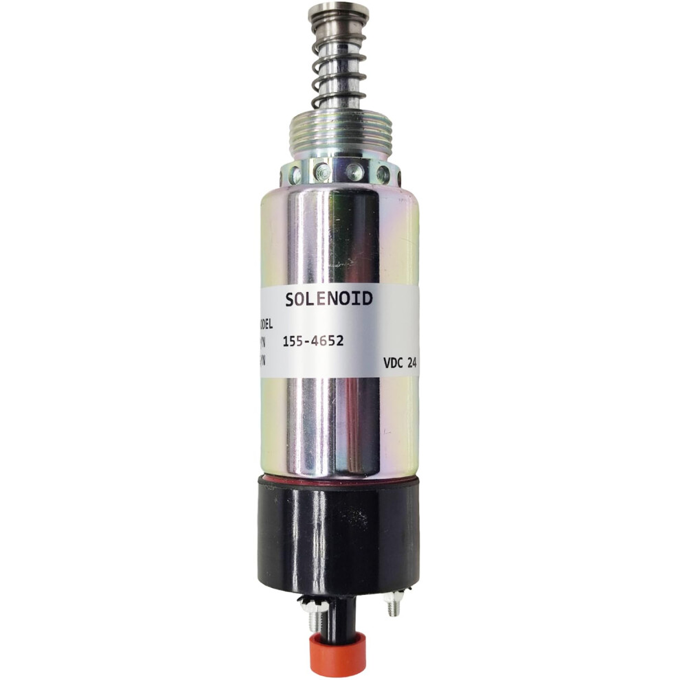 Fuel Shutoff Solenoid 24V 1554652 For Caterpillar E320b E325b E325c Excavator Engine 3126 3116 9455672853361
