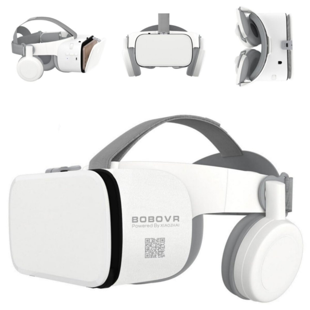 Vr Headset With Bluetooth Headphones, 120 Immersive View, Compatible With Iphone And Samsung 9174973504054