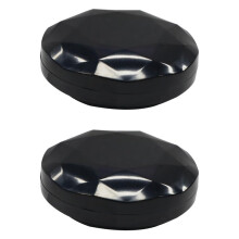 2Pcs NRF51822 Bluetooth Beacon Tag BLE4.2 Module with SWD Interface, Black