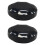 2Pcs NRF51822 Bluetooth Beacon Tag BLE4.2 Module with SWD Interface, Black 1