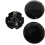 2Pcs NRF51822 Bluetooth Beacon Tag BLE4.2 Module with SWD Interface, Black 3