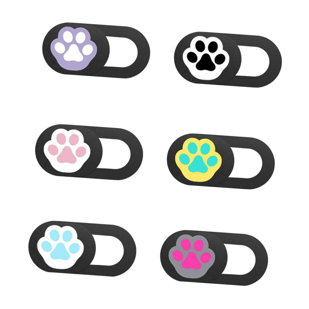 6Pcs Cat Claw Webcam Cover Privacy Protection For Laptop And Tablet Compatible Multiple Devices 9070919982743