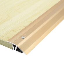 Aluminum Floor Transition Ramp with AntiSlip Surface for Laminate to Carpet or Tile, 90CM Gold