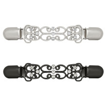 2Pcs Vintage Waist Cinch Clips for Dresses and Sweaters Adjustable Fit Dual Color Design