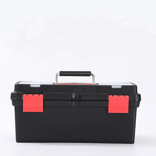 Heavy Duty Spring Loaded Folding Handle with Rubber Grip for Toolbox and Equipment Cases, 2Pcs 2