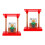 2Sets Kinder Bahnhofsplattform Holz Lustiges DIY Modell 6
