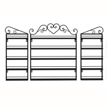 Metal Nail Polish Display Rack Wall Mounted Organizer with MultiLayer Storage, Black 3 Pcs