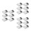 18Pcs Silver Metal Mini Square for Bead Pickup and Sorting 4