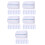 25Pcs Mesh Laundry Bags for Washing Machine Blue Delicates 9