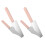 2Pièces Outil À Gâteau Triangle Acier Inoxydable Rose Pour 7