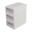6 Quart Plastic Storage Drawers, Stackable Triple Layer Organizer for Closet or Desktop, 3 Pack 1