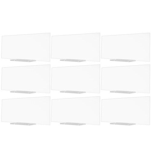 3Sets Clear Acrylic Table Number Holders Reusable Wedding Sign Stands 2