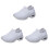 3Paires Chaussures Running Blanches Semelle Antidérapante 3