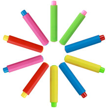 50Pcs Reusable Colorful Chalk Clips PP Chalk Holders for Daily Use